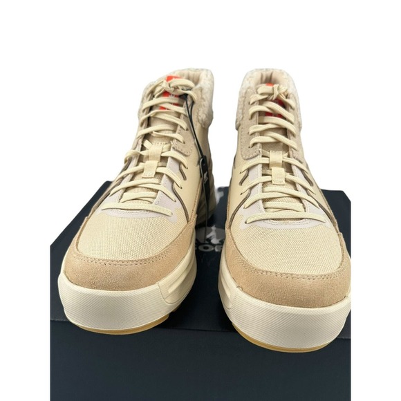 Sorel X Calia Ona 503 Mid Cozy Sneaker Boot Size 11 Bleached ceramic /cream NIB - Picture 4 of 11